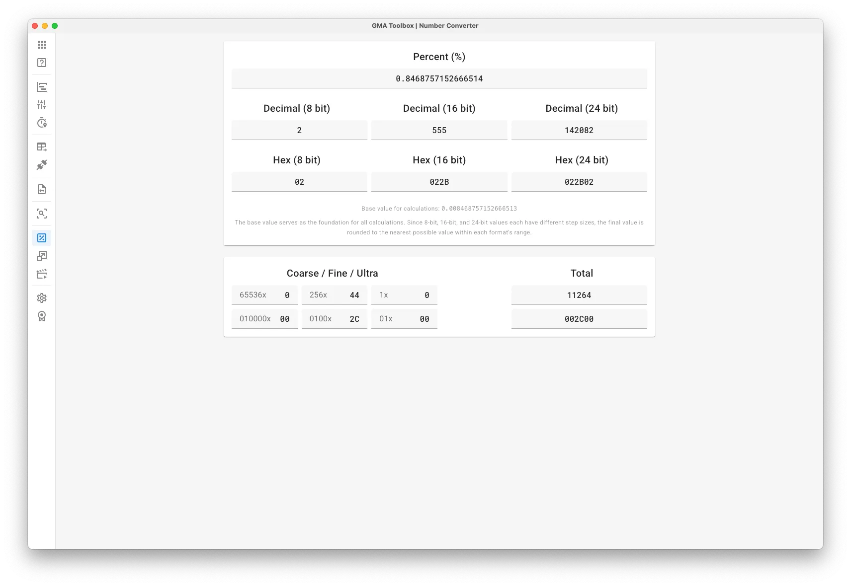 Number Converter - Screenshot